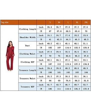 Sets Women Autumn Winter Soft Cotton Pajama Sets Long Sleeve Casual Sleepwear Girl Homewear Lounge Pyjamas - Navy Blue - CZ19...