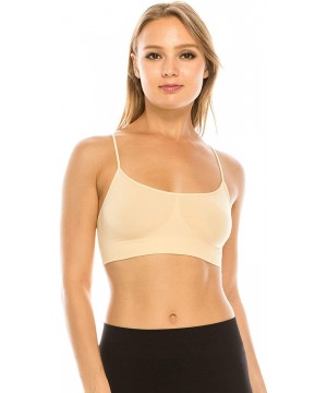 Camisoles & Tanks Soft Feel Racerback Everyday Bra (Non-Padded) -Made in USA - Nude - CK12NVJ2U1C