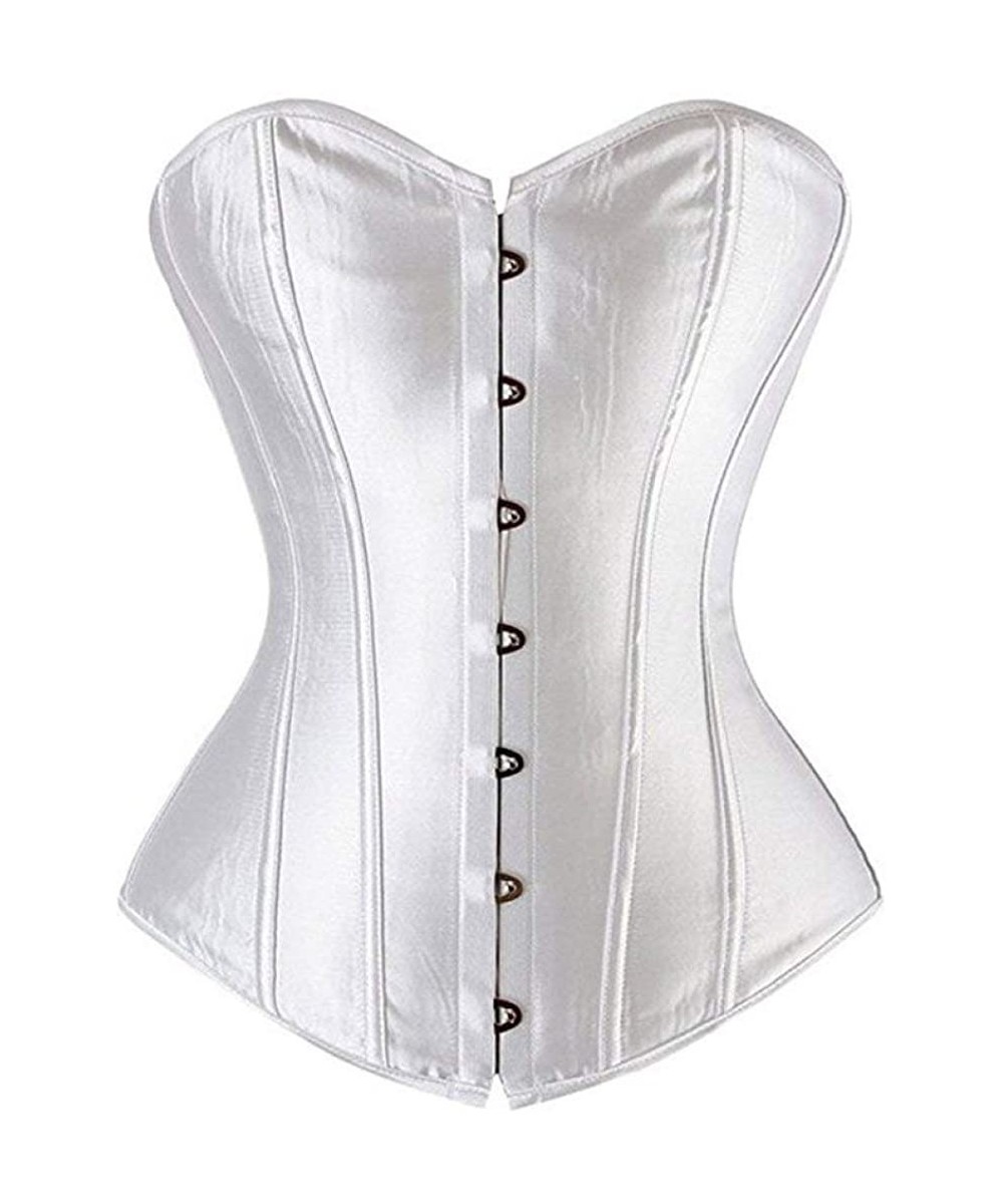 Bustiers & Corsets caudatus Vintage Corset Tops for Women Plus Size Wedding Bridal Bustier Corset Lingerie Sexy Corselet Over...