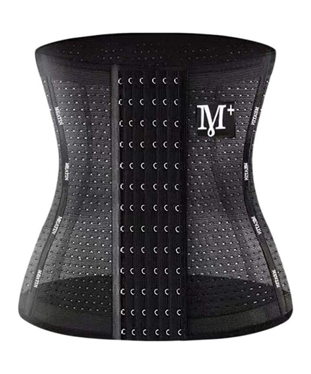 Shapewear Waist Trainer Waist Cincher Body Shaper Trimmer Slimmer Belt for Women Tummy Control Weight Loss Black - CP199S6YIGW