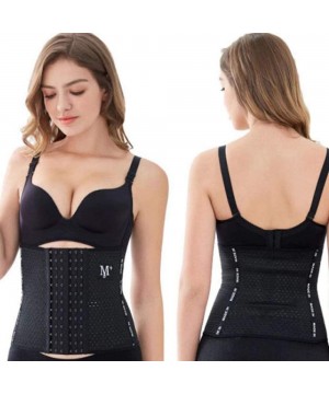 Shapewear Waist Trainer Waist Cincher Body Shaper Trimmer Slimmer Belt for Women Tummy Control Weight Loss Black - CP199S6YIGW