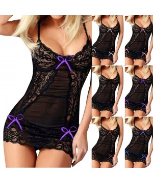 Baby Dolls & Chemises Women Sexy Teddy Lingerie Babydoll Bodysuit Sexy Lace Sleepwear Lingerie Temptation Bra Underwear Night...