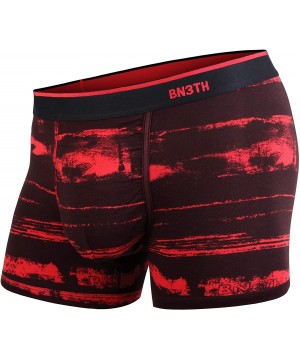 Trunks Men's Print Classic Trunk (Distripe Red- X-Small) - CD18N79LYGD