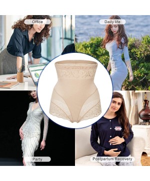 Shapewear Women Body Shaper Seamless Butt Lifter Shapewear Hi-Waist Waist Trainer Tummy Control Panty - Beige - C218WE6L98S