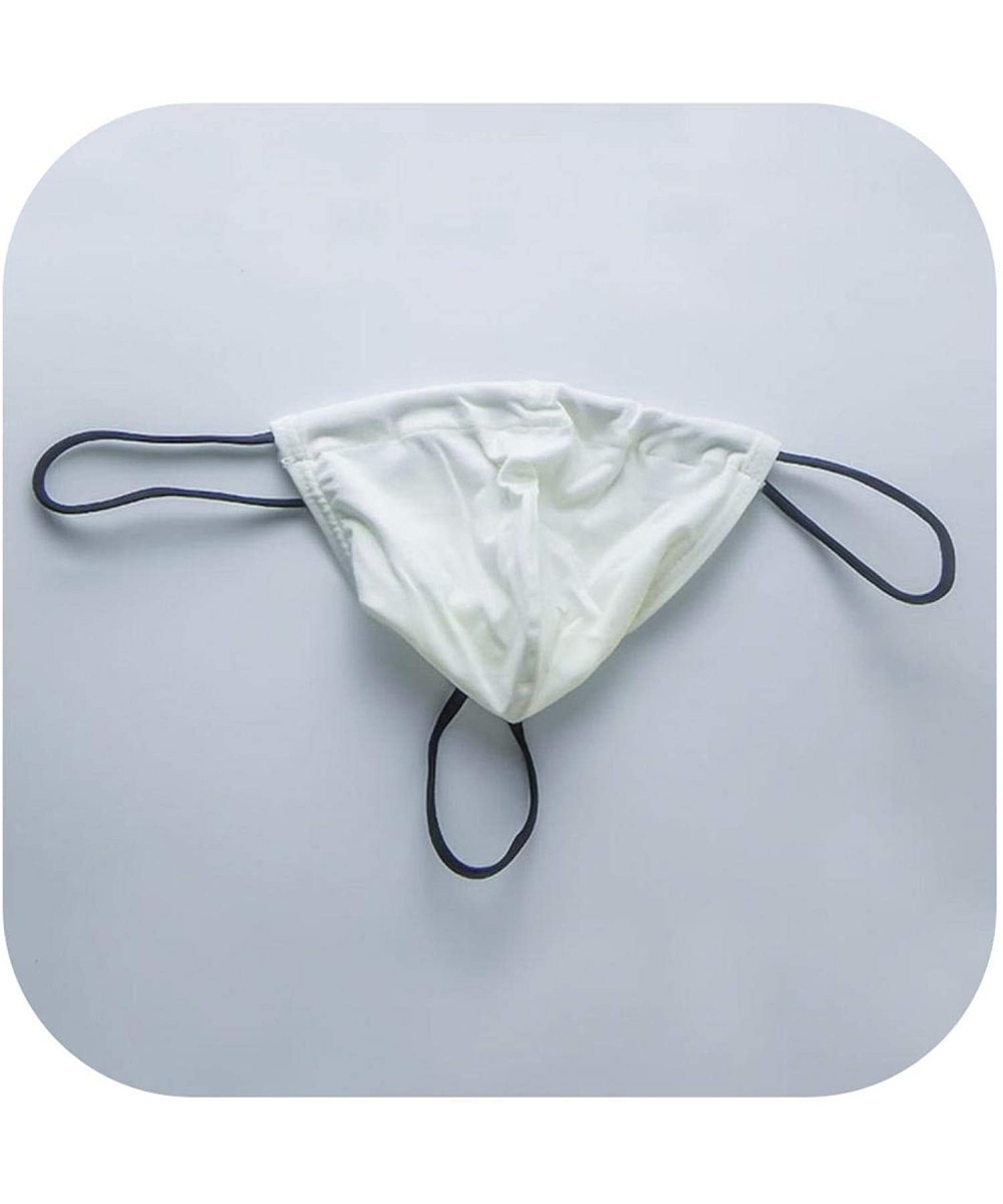 G-Strings & Thongs Underwear G-Strings Men T-Back Sexy Panties Jockss Low Waist Thongs Pouch Breathable G String Lingerie - W...