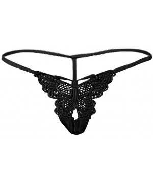 Accessories Women's Sexy Lace Thong Low Waist Panties G-Strings T-Back Lightweight Lingerie Underpants-Underwear for Ladies -...