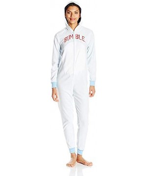 Sets Women's Bumble Cos Play Hoodie Union Suit - Light Blue - CU12MJGK2UH