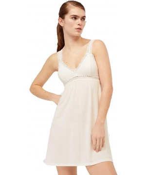 Nightgowns & Sleepshirts Womens Sleeveless Long Nightgown Summer Slip Night Dress Modal Sleepshirt Chemise Sexy Chemise Night...