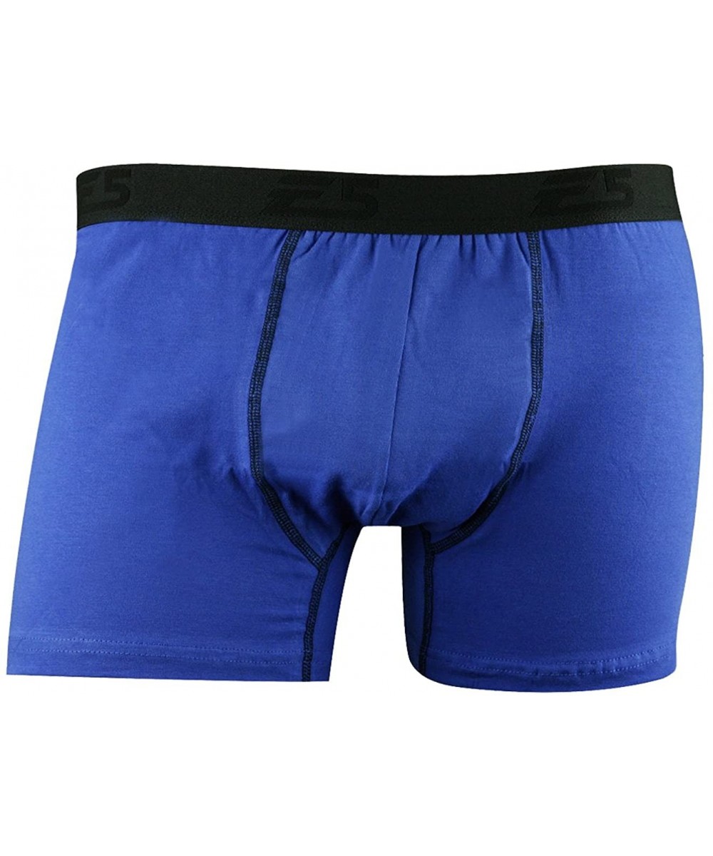 Boxer Briefs Mens Coloured Boxer Briefs - Indigo Black - C2188CRUM25