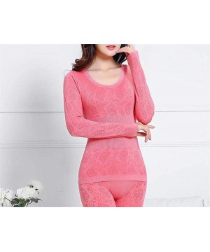 Thermal Underwear Women Thermal Underwear Winter Long for Female Warm Thermal Set Seamless Body Suit Warm Ladies Tops+Pants -...