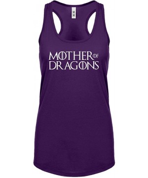 Camisoles & Tanks Mother of Dragons Womens Racerback Tank Top - Purple - CU18864Q89D