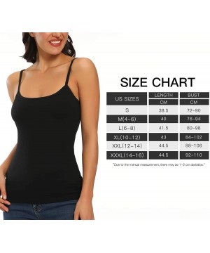 Camisoles & Tanks Women's Racerback Tank Top with Built-in Shelf Bra Slim Stretch Workout Sport Cami Running Camisole Summer ...