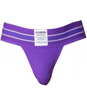 Briefs Mens Tight End Jockstrap - Purple - CI19CKGMM9H