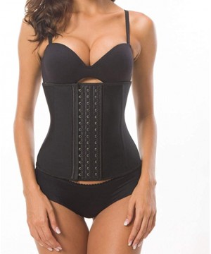 Shapewear Women's Waist Trainer Corset for Weight Loss with Breathable Hole Latex Waist Cincher Slimming Underbust Hook Hourg...