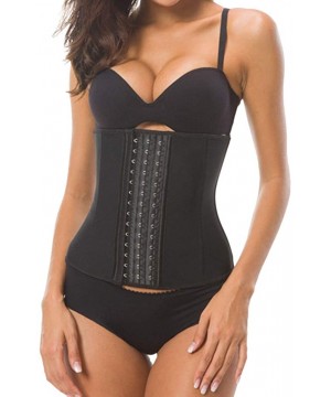 Shapewear Women's Waist Trainer Corset for Weight Loss with Breathable Hole Latex Waist Cincher Slimming Underbust Hook Hourg...