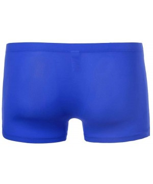 Briefs Men's Briefs Low Waist Bikini Bulge Enhancing Comfort Not Compression Underwear - Blue 2 - C319DI3LDML