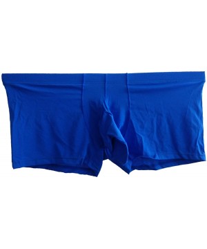 Briefs Men's Briefs Low Waist Bikini Bulge Enhancing Comfort Not Compression Underwear - Blue 2 - C319DI3LDML