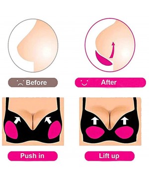 Accessories Bra Inserts Self-Adhesive Bra Pads Inserts Removable Silicone Breast Lift Sticky Cups (colorful) - 1 - CM12H4QI6ZZ