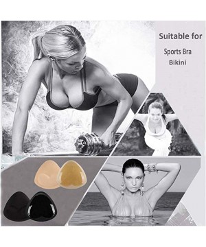 Accessories Bra Inserts Self-Adhesive Bra Pads Inserts Removable Silicone Breast Lift Sticky Cups (colorful) - 1 - CM12H4QI6ZZ