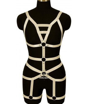 Garters & Garter Belts Harness bra Female Body Harness Set Garter Punk Gothic Style Soft And Elastic Size Can Be Adjusted - Y...