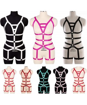 Garters & Garter Belts Harness bra Female Body Harness Set Garter Punk Gothic Style Soft And Elastic Size Can Be Adjusted - Y...