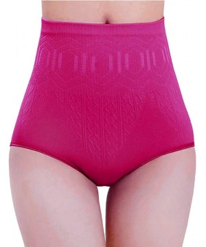 Shapewear Women Body Shaper High Waist Butt Lifter Tummy Control Panty Slim Waist Trainer Slimming Corset Seamless - Fuchsia ...