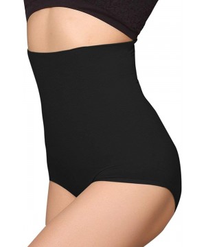 Shapewear Womens High Waist C-Section Recovery Slimming Underwear Tummy Control Panties - Black - CS18YE37Y70