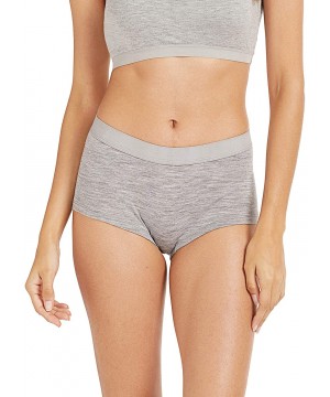 Panties Women's Lightweight Merino Wool Bikini Underwear Durable Everyday Boy Shorts - Grey - CN199OXGATS