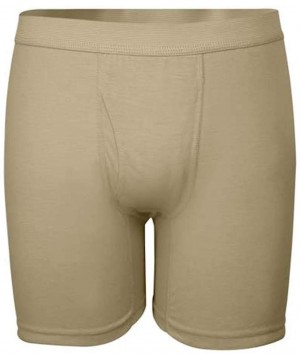 Boxer Briefs High Performance CAT1 Flame Resistant Industrial Lightweight 5.4 oz. Men's Boxer Brief - Desert Sand - CY1206PQDXD