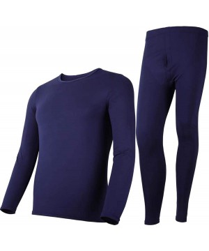 Thermal Underwear Long Johns for Women Man 3XL 4XL 5XL 6XL Thermal Underwear Set Winter Wear Female Male Suit - C5193XZ28T9