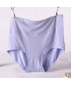 Panties 4Pcs/Lot Underwear Women High Waist Panties Plus Size L-7Xl Lingerie Comfortable Viscose Briefs Interior - 15 - C418S...