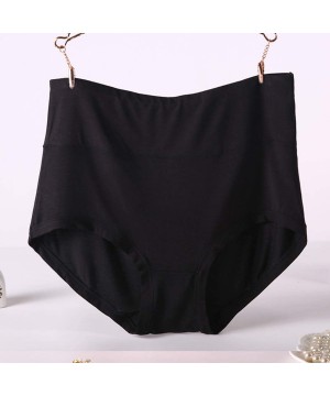 Panties 4Pcs/Lot Underwear Women High Waist Panties Plus Size L-7Xl Lingerie Comfortable Viscose Briefs Interior - 15 - C418S...