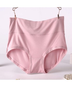 Panties 4Pcs/Lot Underwear Women High Waist Panties Plus Size L-7Xl Lingerie Comfortable Viscose Briefs Interior - 15 - C418S...