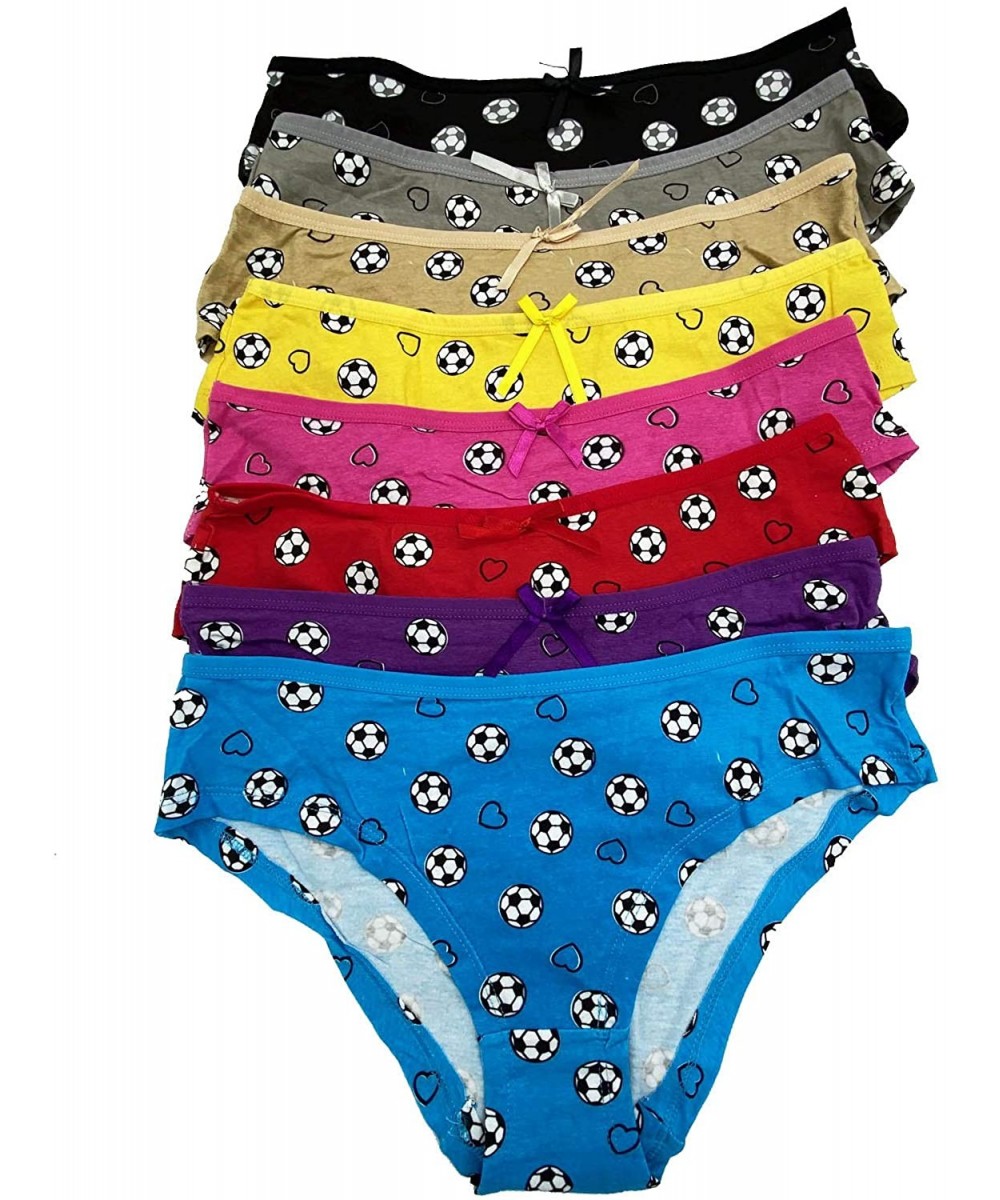 Panties 6 Pieces Hiphugger Hipster Mixed Color Set Cotton Bikini Panty S - 3XL - 7042-4-5-6pcs - CS197SHMONA