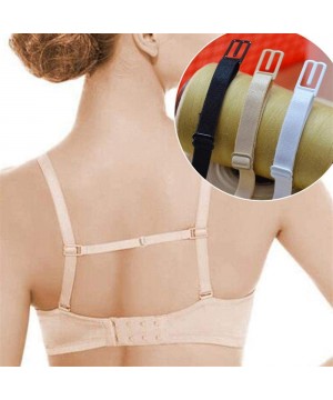 Accessories 5Pcs Sports Underwear Non-Slip Buckle Extender for Bra Strap High Elastic with Fasteners Accessories - White - CX...