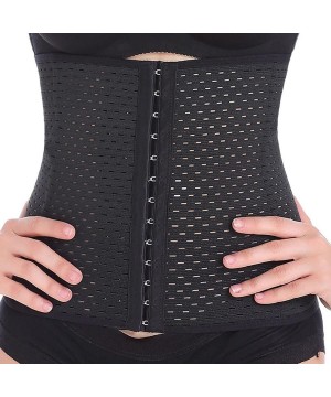 Bustiers & Corsets Breathable Latex Corset Training Waist Cincher for Women - Black - CU125LN1MCH