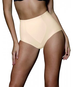 Shapewear Women's Shapewear Light Control Tummy Panel Panty- 2-Pack - Light Beige - CX1139OR4HN