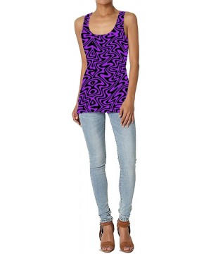 Camisoles & Tanks Girl's Psychedelic Butterfly Swirl Purple Black Tank Top Tanktop Women Basic Plain Premium Classic Wide Str...