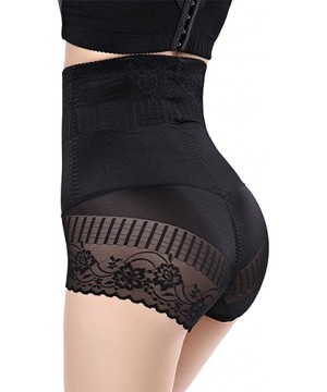 Shapewear Womens Waist Trainer Body Shaper Seamless Tummy Control Shapewear Slimming Butt Lifter Pants - Black - CI18X6KOHWE