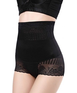 Shapewear Womens Waist Trainer Body Shaper Seamless Tummy Control Shapewear Slimming Butt Lifter Pants - Black - CI18X6KOHWE