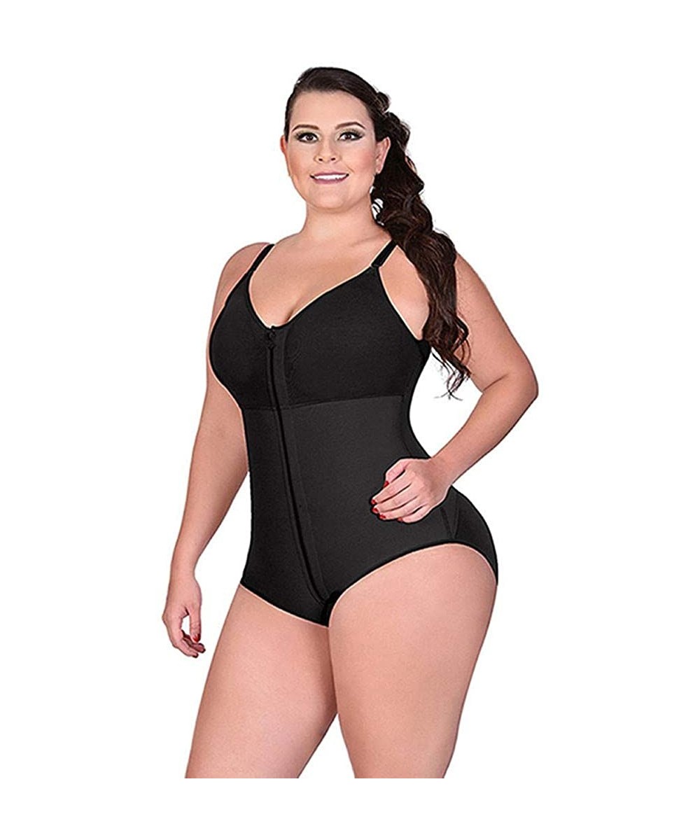 Shapewear Body Shaper for Women Butt Enhancer Waist Tummy Control Thigh Slimmer Shaperwear - Black - CE18SAARCHR