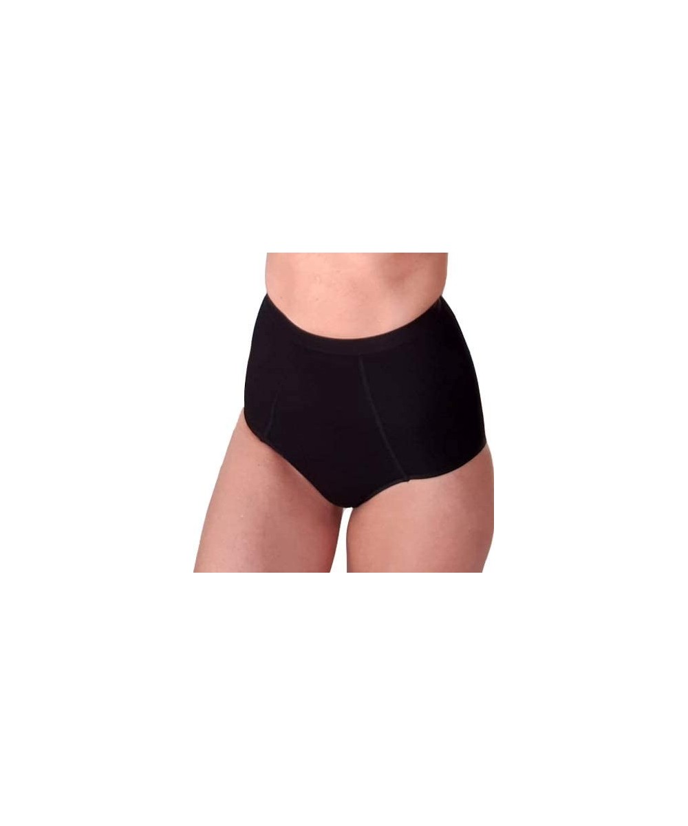 Shapewear Abdominal/Hernia Support Pantie Girdle - Black - CG18UKXRI80