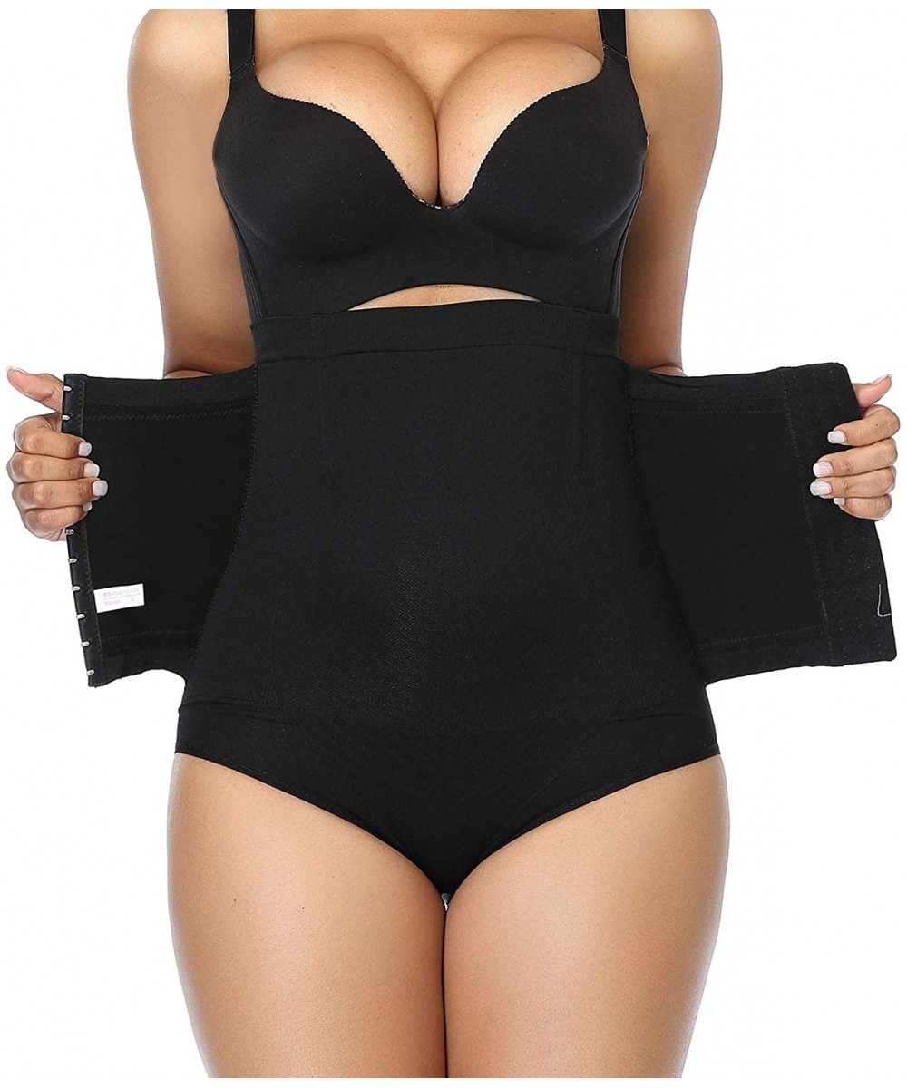 Shapewear Women Tummy Control Panties Girdle Waist Cincher High Waisted Shaping Panties Slimming Shapewear Brief - Black - CN...