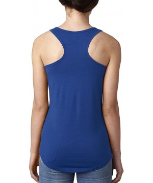 Camisoles & Tanks Free Melania Now Womens Racerback Tank Top - Royal Blue - C01886MMKH6