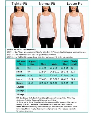 Camisoles & Tanks Layering Cami Soft Yet Durable Extra Length- Neckline Coverage Camisole - white - CP183N9NWUY