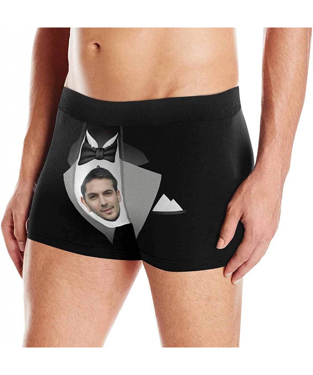 Boxer Briefs Personalized Photo Underwear Custom Design Face on Men Boxer Brief - Multi5 - CZ1945X662I