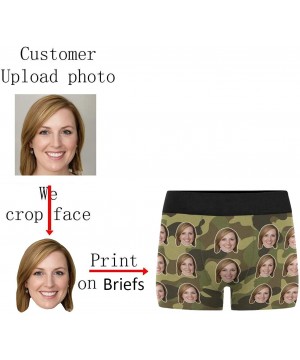 Boxer Briefs Personalized Photo Underwear Custom Design Face on Men Boxer Brief - Multi5 - CZ1945X662I