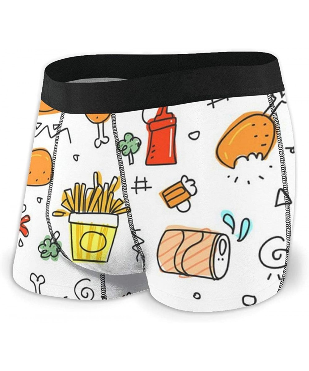 Boxer Briefs Mens Boxer Briefs Funny Llama Underwear for Gift Shorts Leg Comfort Quick Dry - Pattern2 - CK18ZUAIDAZ