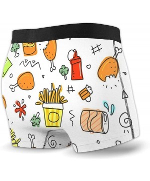 Boxer Briefs Mens Boxer Briefs Funny Llama Underwear for Gift Shorts Leg Comfort Quick Dry - Pattern2 - CK18ZUAIDAZ