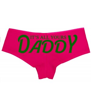 Panties It's All Yours Daddy Boyshort Panties for Daddy's Girl DDLG - Forest Green - CP18LTL09T9